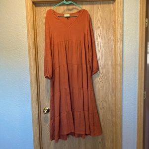 Medium sized burnt orange dress